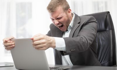 angry at computer