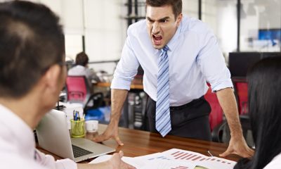 angry businessman