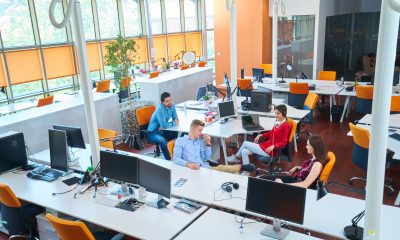 fancy hip startup office space