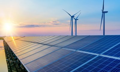 solar and wind farm