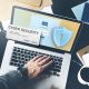 cyber security tools laptop coffee